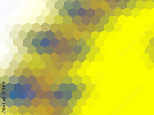 Pattern low poly hexagon style vector mosaic background