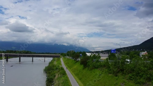 Wallpaper Mural The picturesque summer Swiss landscape Torontodigital.ca