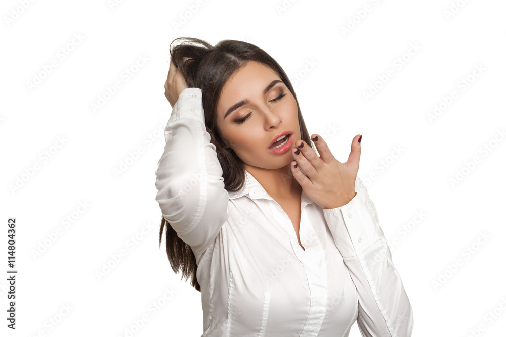 Tired model showing Tired model showing