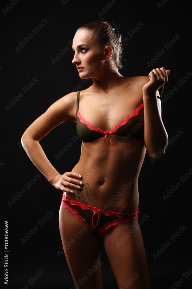 Sexual woman in lingerie
