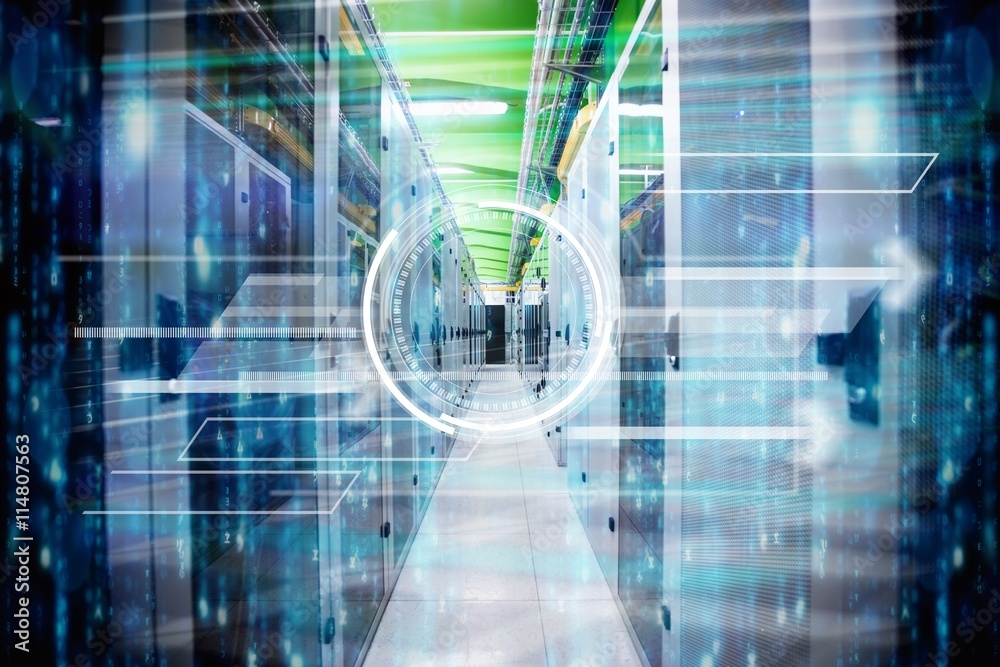 Obraz premium Composite image of interface