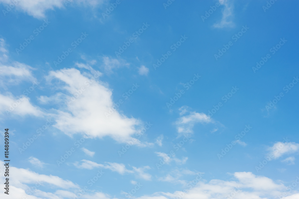 Obraz premium blue sky with white cloud