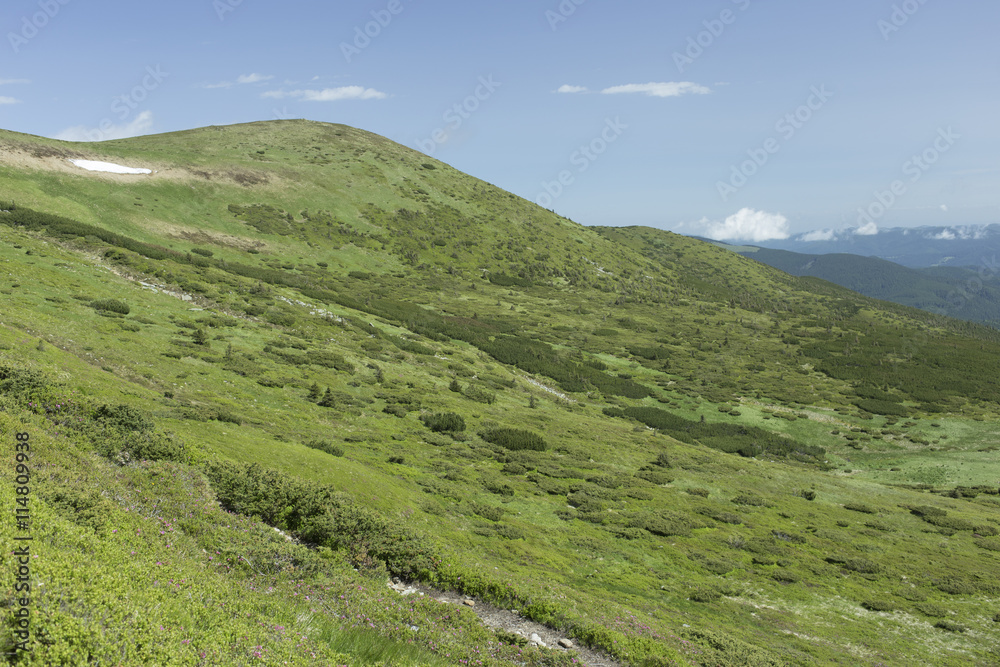Beautiful panoramic mountain landscape. Beautiful panoramic mountain landscape.