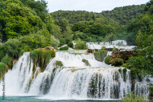 Waterfalls at Krka National Park photo