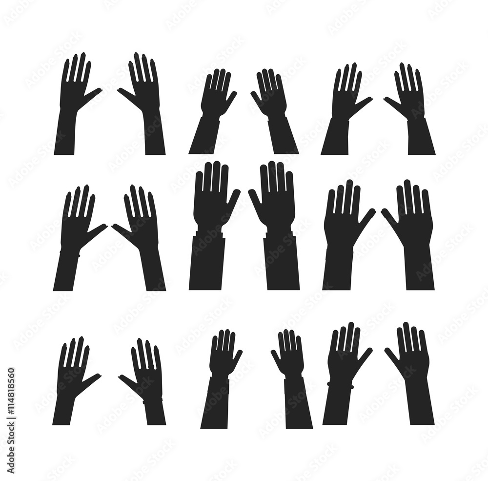 Flat human hands isolated creativity concept. Hands fingers symbol isolated, flat style hands working. Touch vector human hand drawn elements. People body parts Flat human hands isolated creativity concept. Hands fingers symbol isolated, flat style hands working. Touch vector human hand drawn elements. People body parts