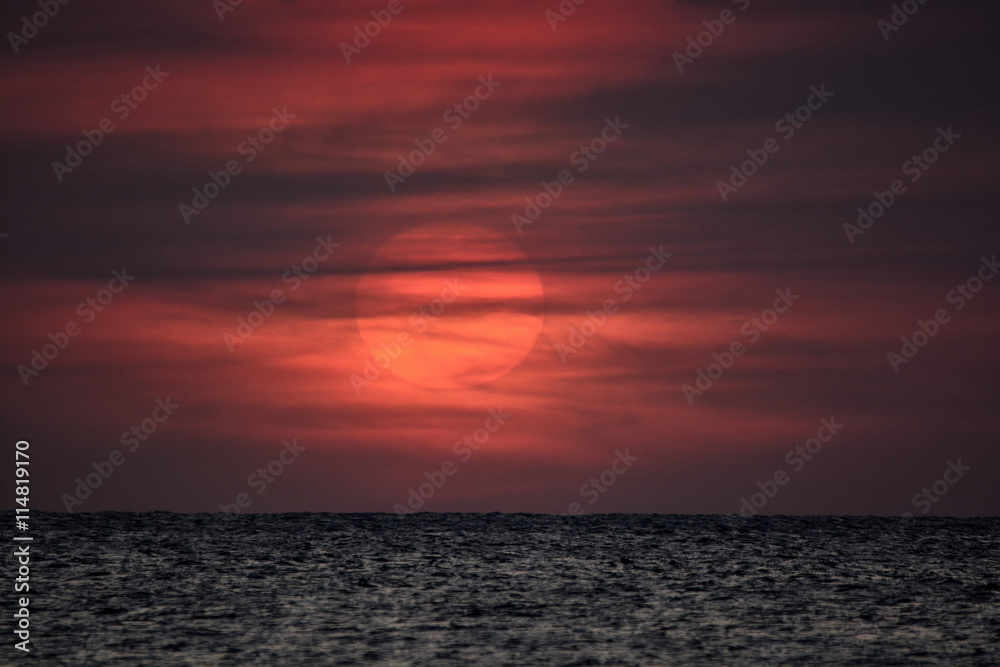 Atardecer en La Habana