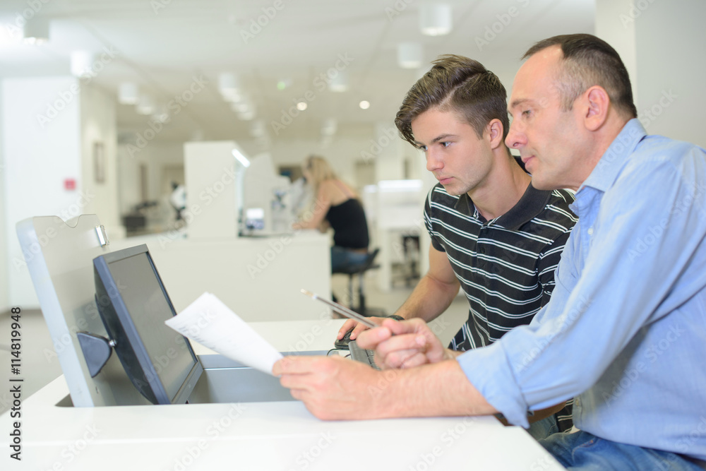 Obraz premium computer output