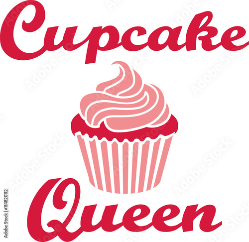 Cupcake queen retro style