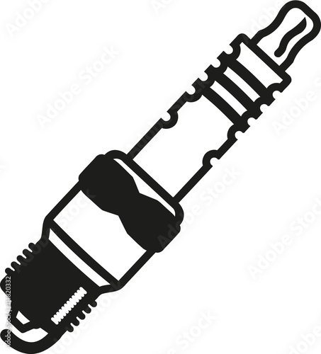 Spark plug with details