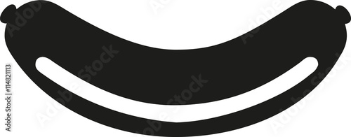 Fat sausage illustration