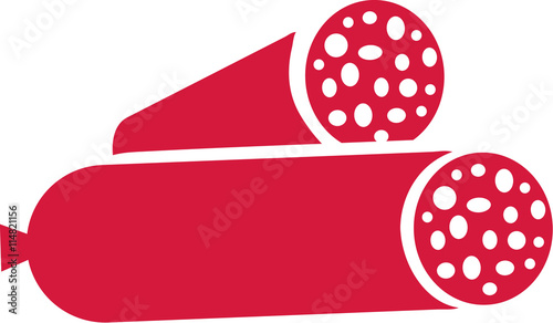 Two salami sausage icons