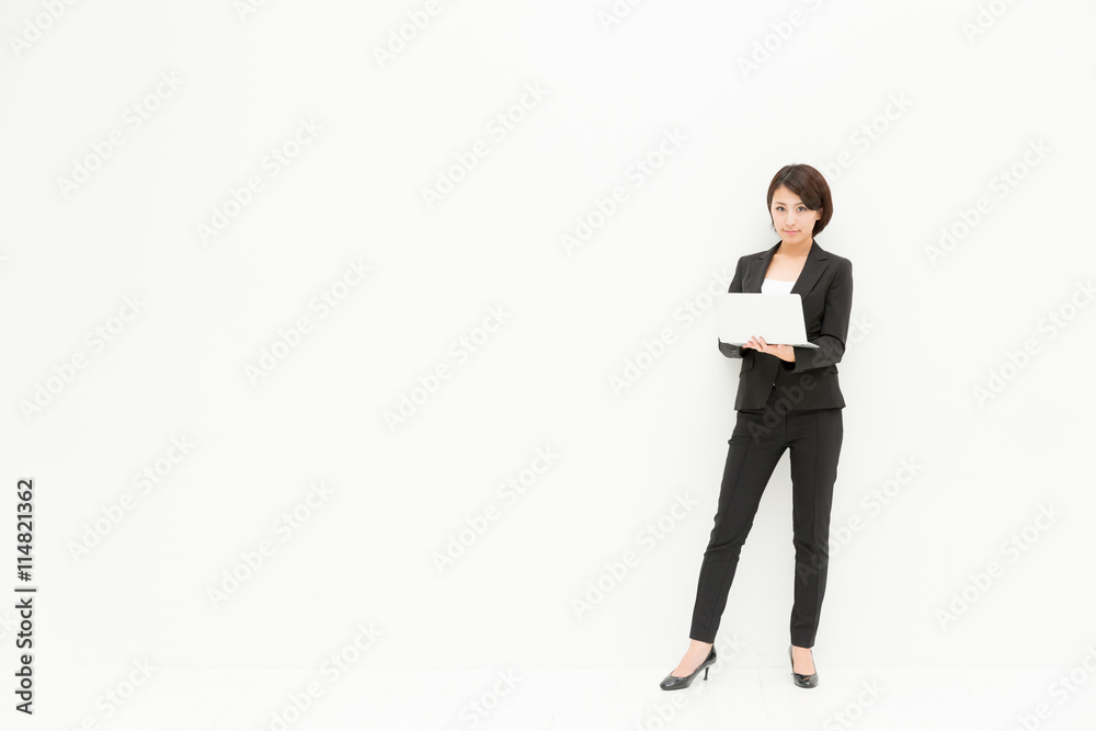 asian businesswoman isolated on white background asian businesswoman isolated on white background