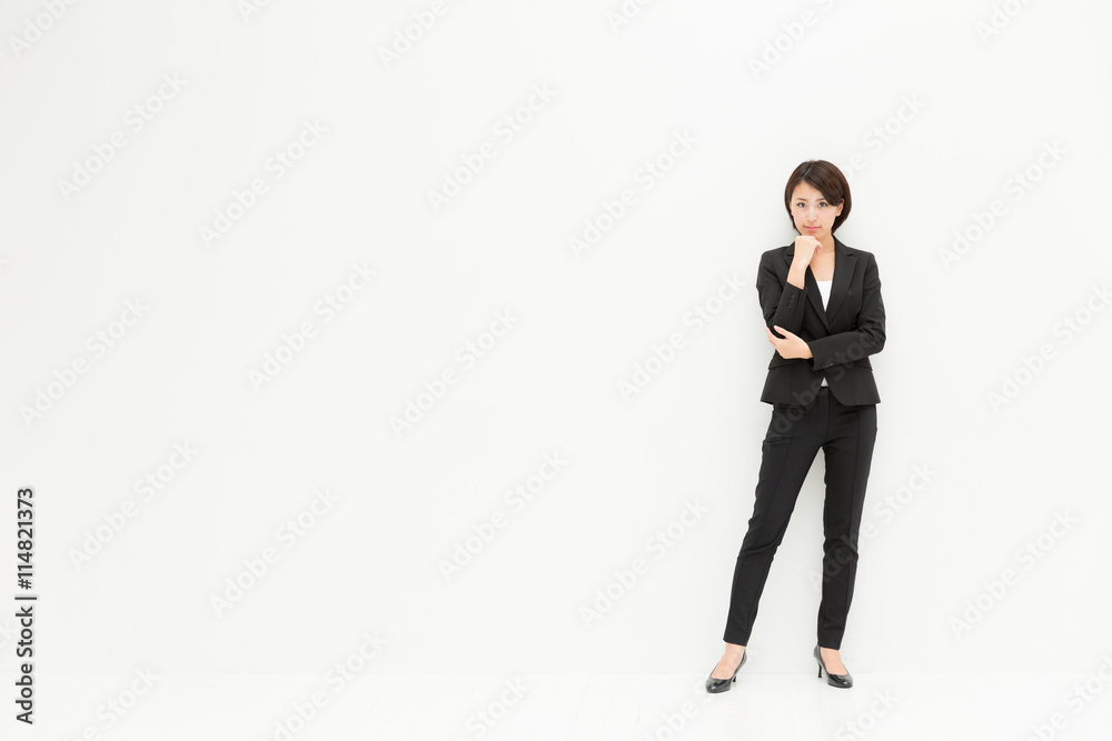 asian businesswoman isolated on white background asian businesswoman isolated on white background