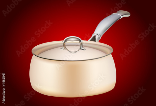 pot rises pairs long handle - vector