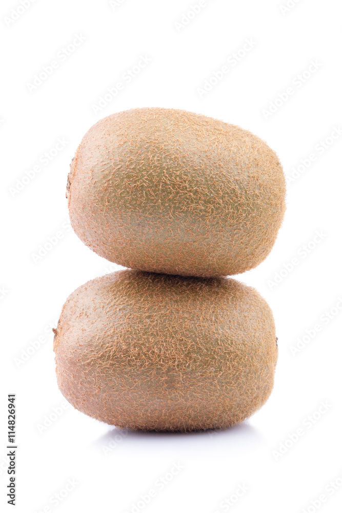 Kiwi fruit isolated on white background Kiwi fruit isolated on white background