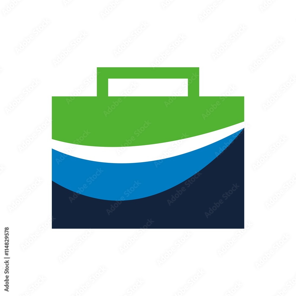 Vocation logo airplane traveling symbol vector Vocation logo airplane traveling symbol vector