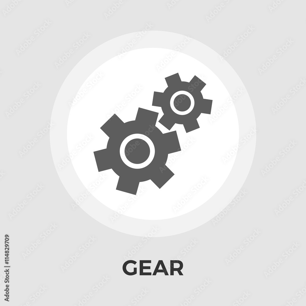Gear Flat Icon Gear Flat Icon