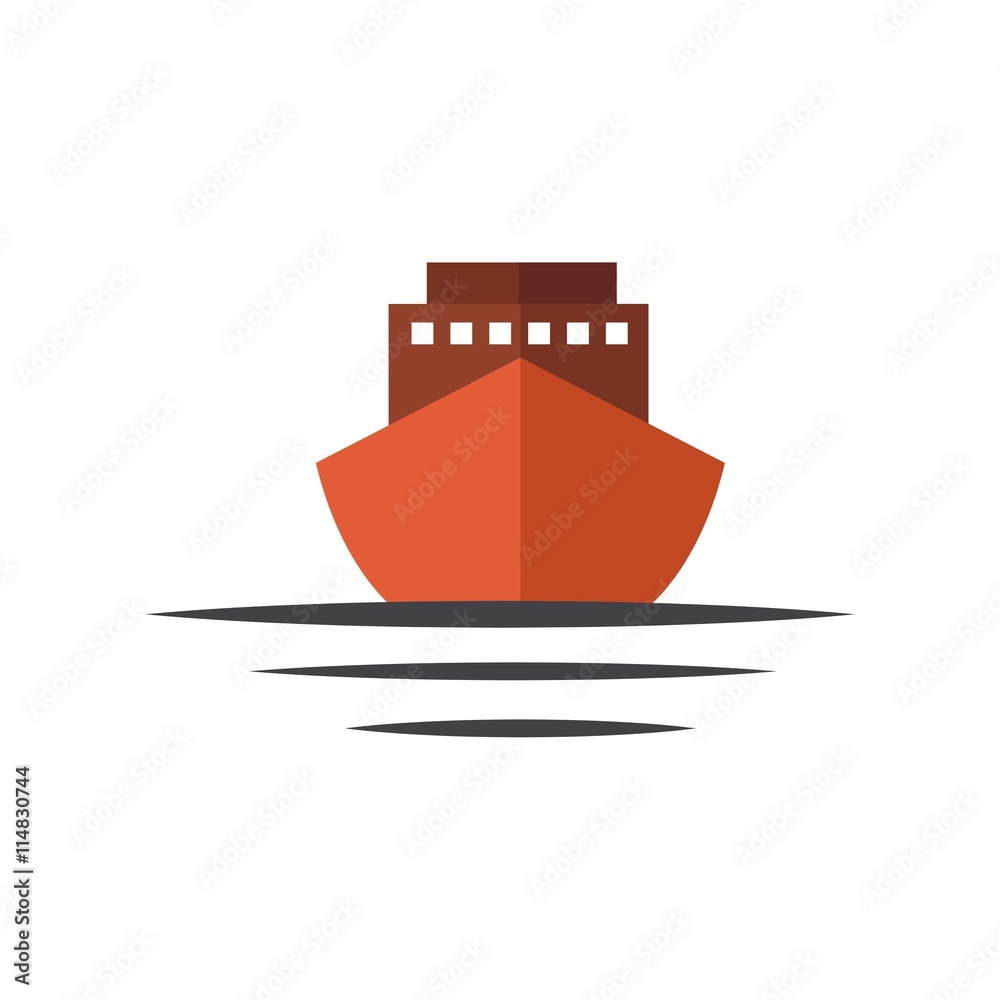 Logo Yacht transportation sailboat