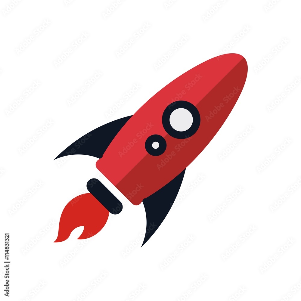 Logo rocket icon vector Logo rocket icon vector