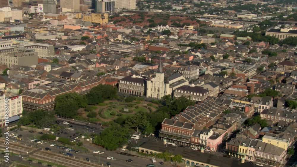 Flying past French Quarter in New Orleans. Shot in 2007. Flying past French Quarter in New Orleans. Shot in 2007.