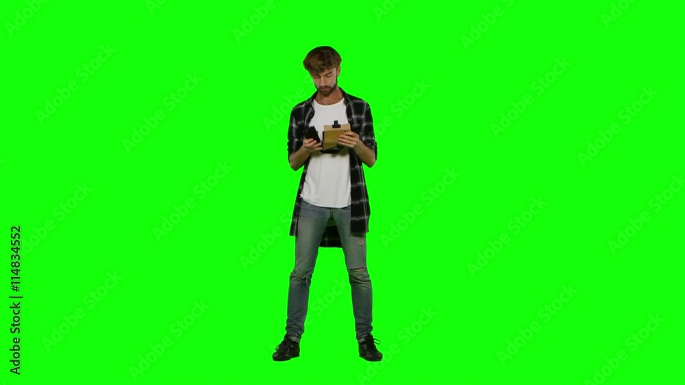 Virtual reality googles. Green screen Virtual reality googles. Green screen