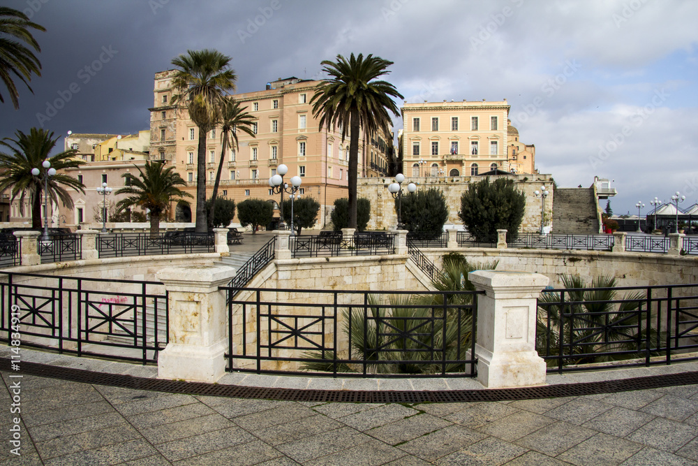 CAGLIARI: Piazzale del Bastione di San Remì - Sardegna