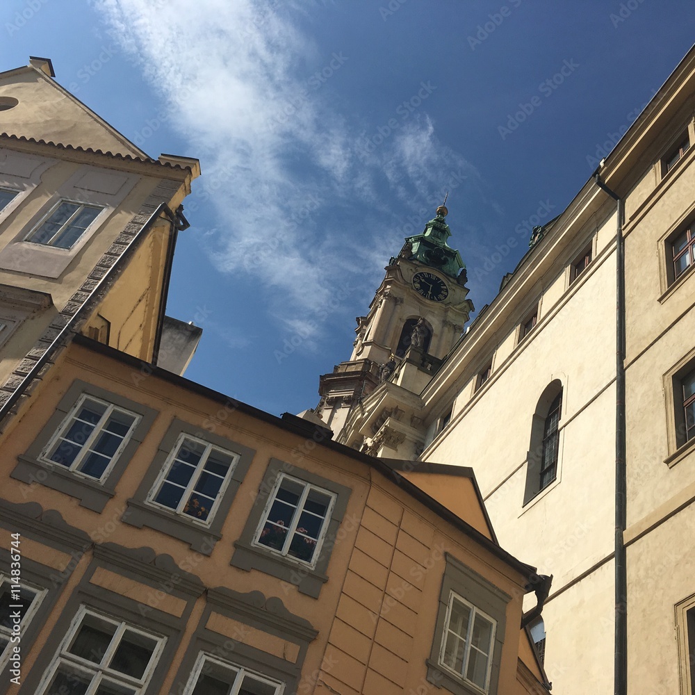 Campanile in centro Praga