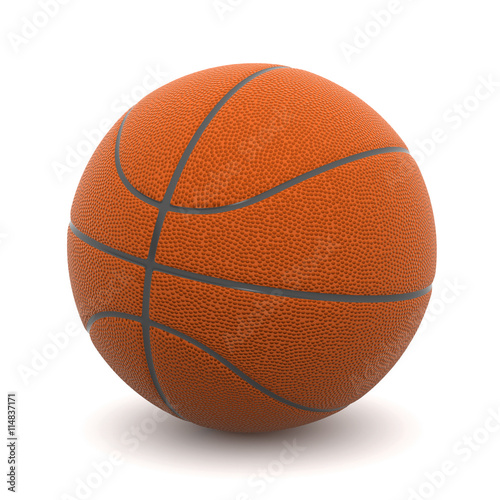 3d illustrations of  realistic basketball ball isolated on white © 3dmart