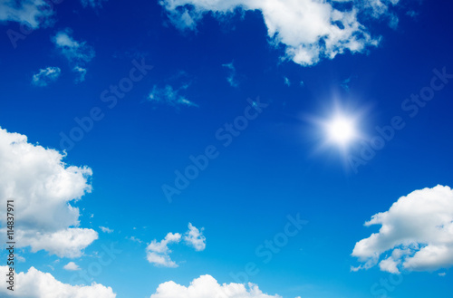 blue sky background with white clouds