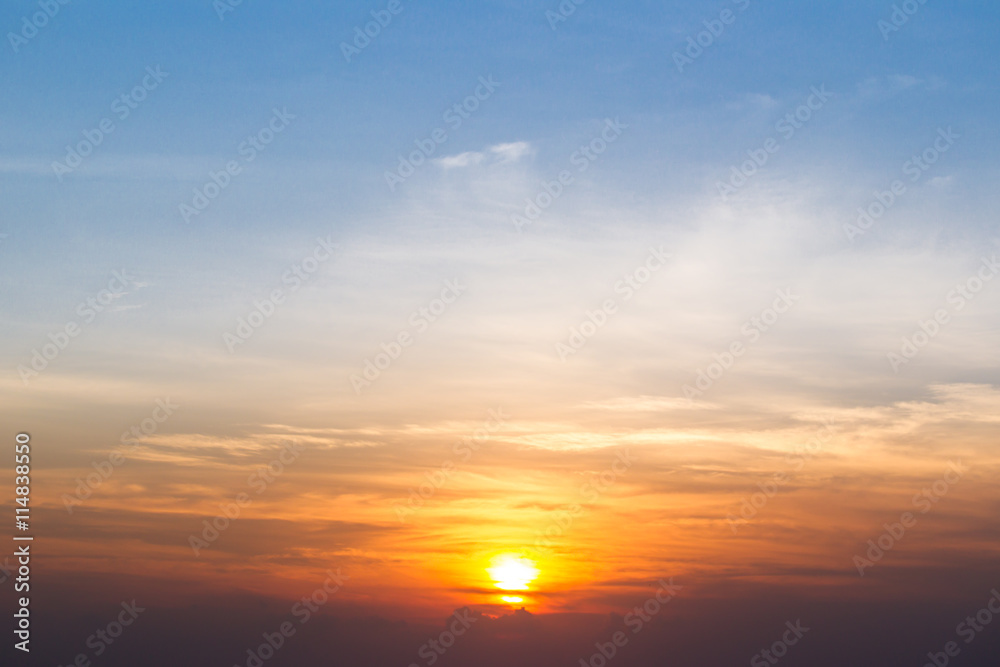 Photography of sun rise in the morning.