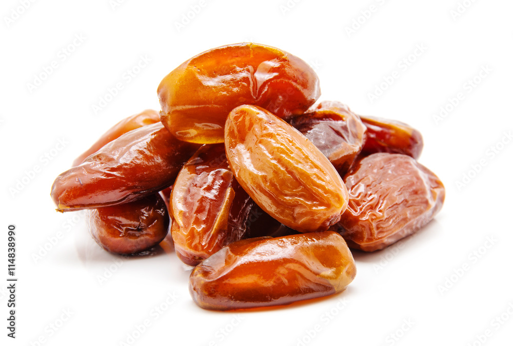 Dates isolated on white background Dates isolated on white background