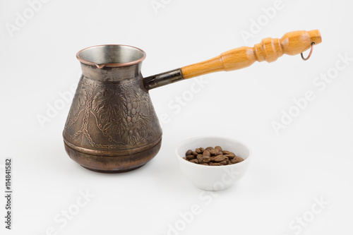 set of utensils for preparing coffee