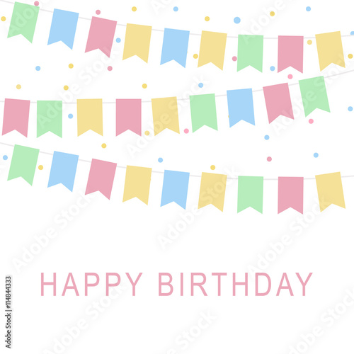 birthday, holiday greeting and invitation card template
