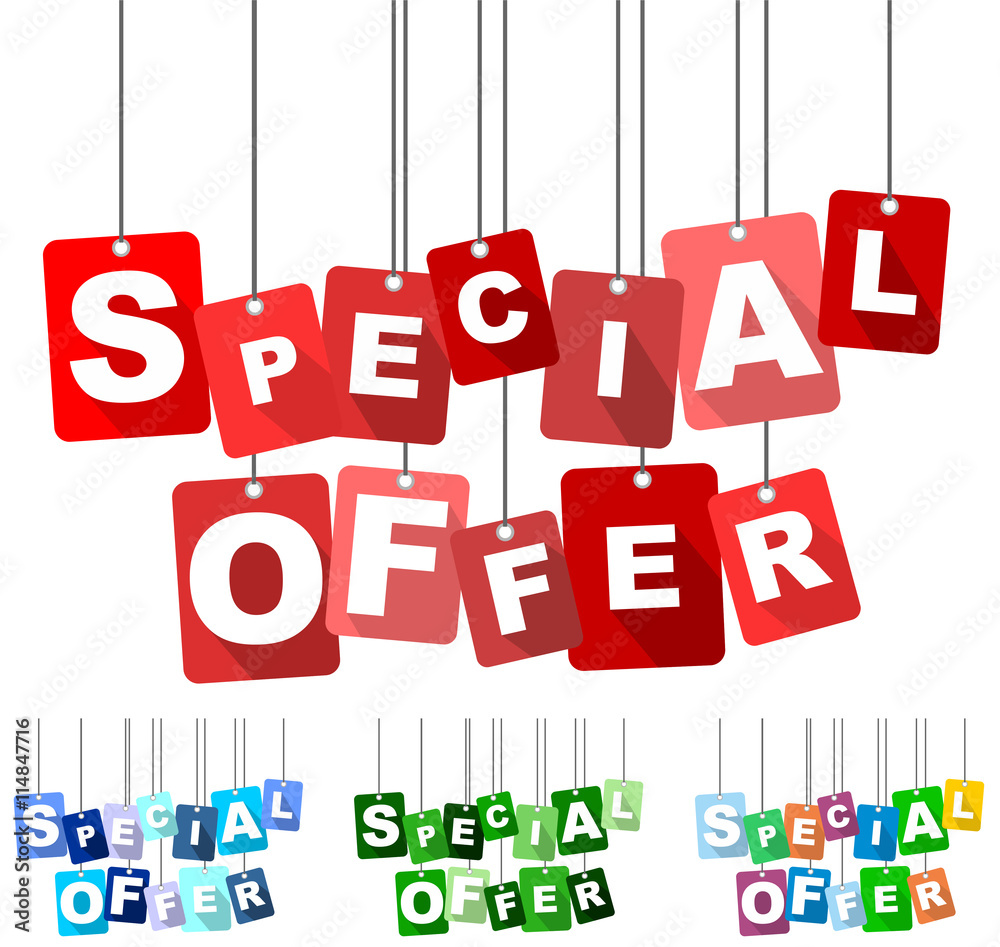 special offer, red vector special offer, flat vector special offer, background  special offer Stock Vector | Adobe Stock