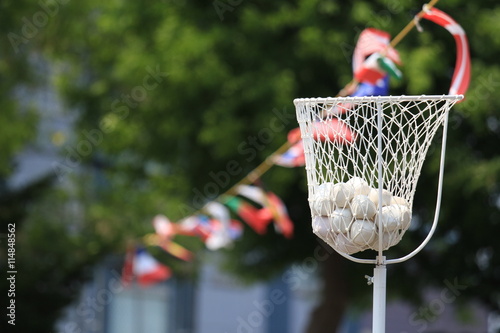 玉入れの運動会のイメージ