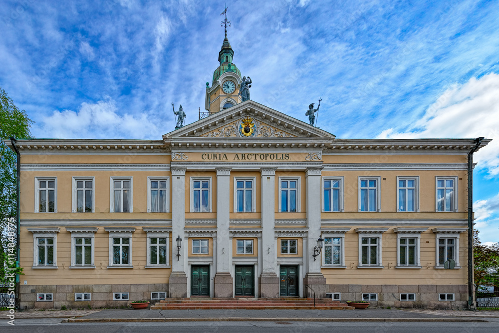 Old Town Hall Building in Pori, Finland
