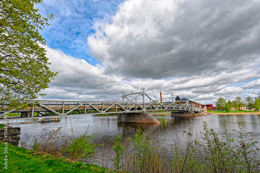 Fototapeta premium Kokemanjoki river in Pori, Finland