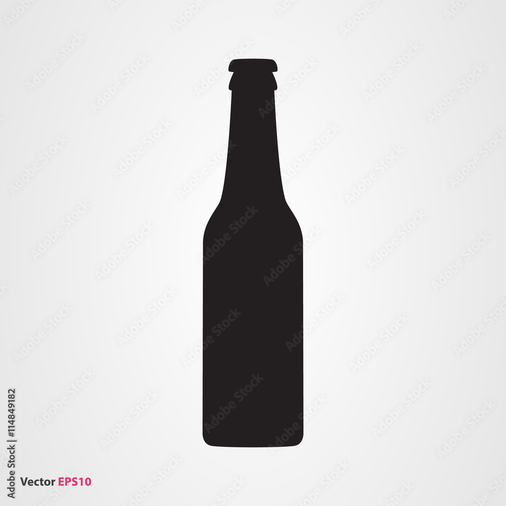 Beer bottle vector icon Beer bottle vector icon