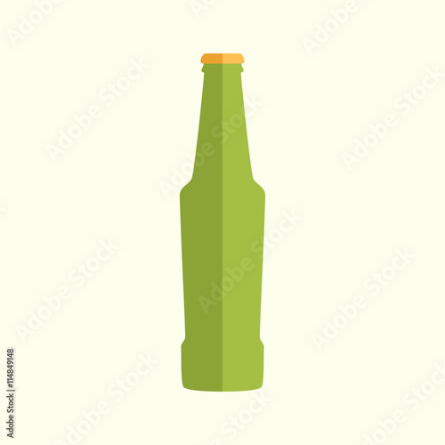 Beer bottle vector icon