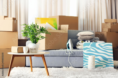 Packed household goods for ...
