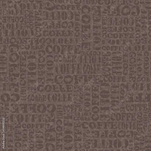 Wallpaper Mural Seamless background with coffee beans Torontodigital.ca
