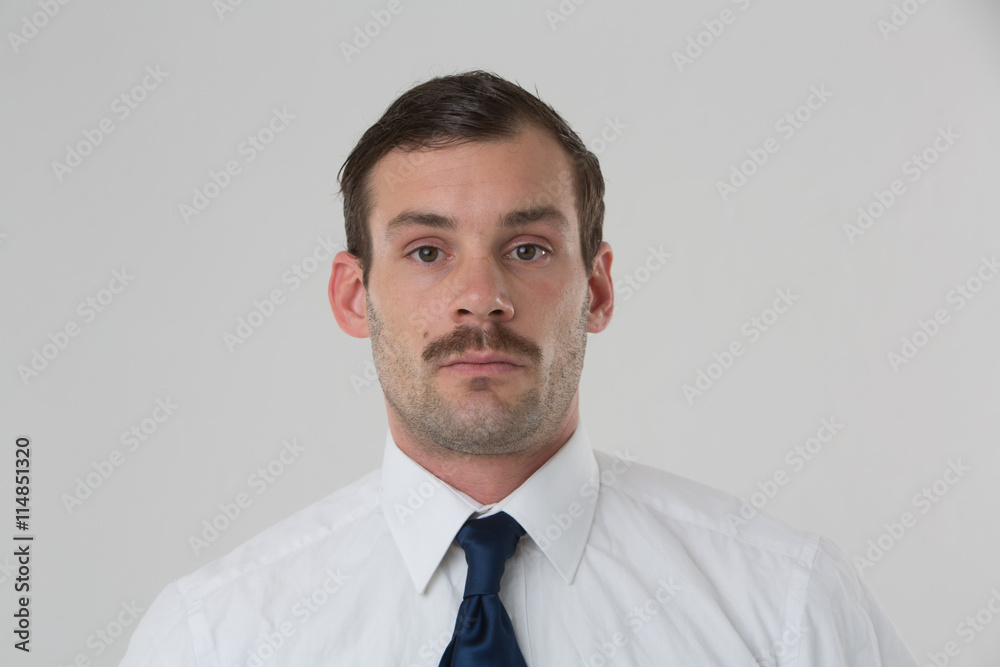 Close up face of a businessman Close up face of a businessman