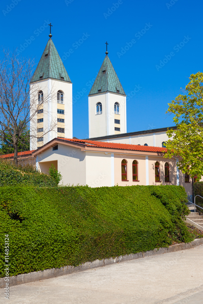 Saint James church of Medjugorje in Bosnia Herzegovina.