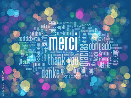Nuage de Tags "MERCI"