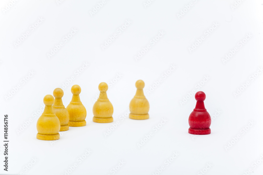 Battle chess on the white background, Little chess Battle chess on the white background, Little chess