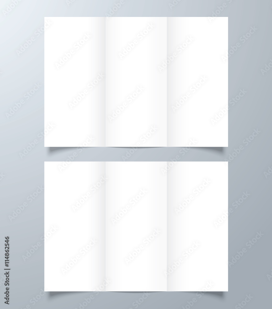 Obraz premium Blank brochure mockup