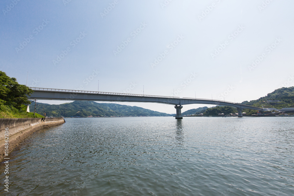 Obraz premium 愛媛県宇和島市 九島大橋