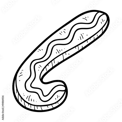 Coloring book for children, cookies