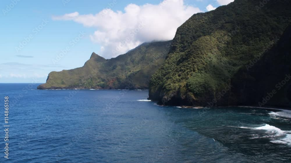 Along cliff wall on Molokai's coast. Shot in 2010. Along cliff wall on Molokai's coast. Shot in 2010.