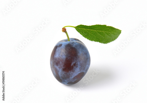 ripe damson plum
